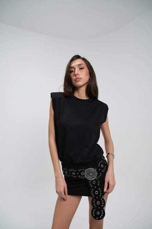 Japone Kol Vatkalı Elbise 2