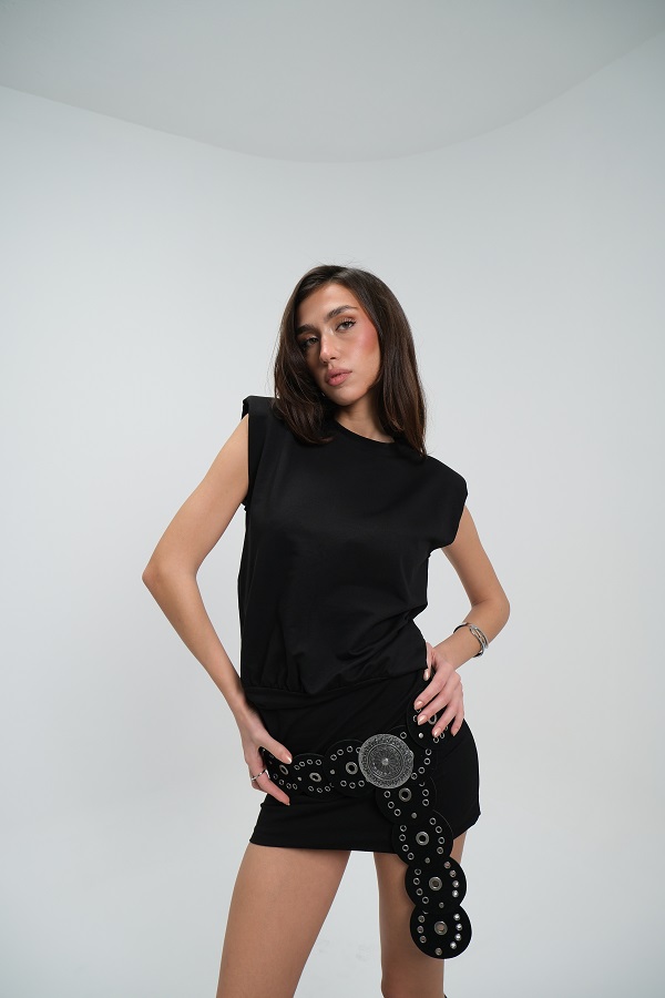 Japone Kol Vatkalı Elbise Japone Kol Vatkalı Elbise 5